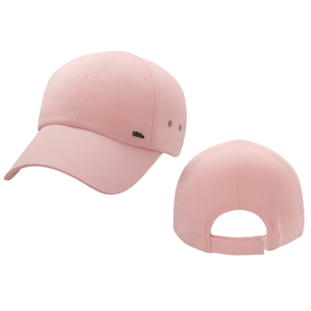 Light Pink Quick Dry Baseball Cap Adjustable Sports Dad Hat