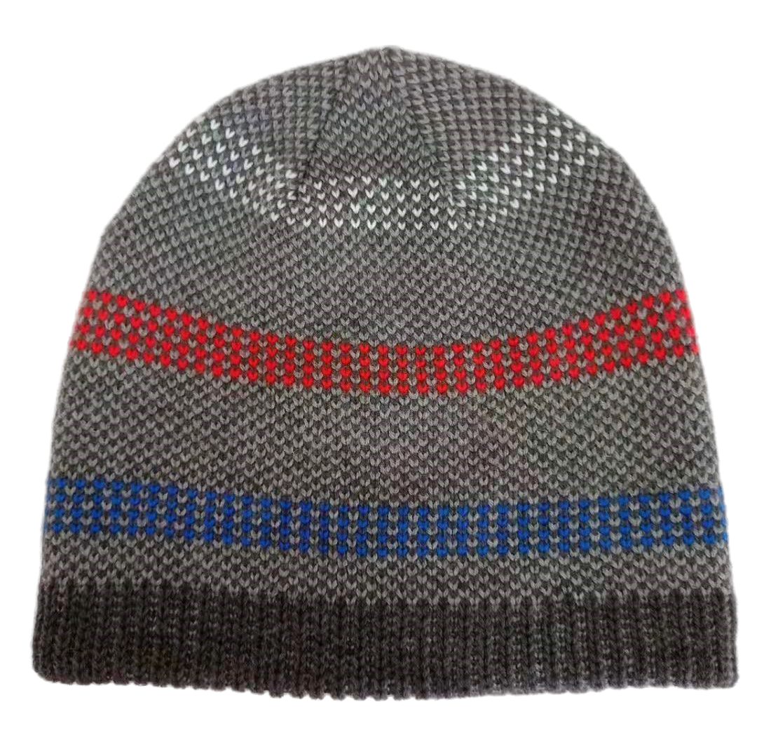 Warm Nordic Pattern Skull Cap for Cold Weather