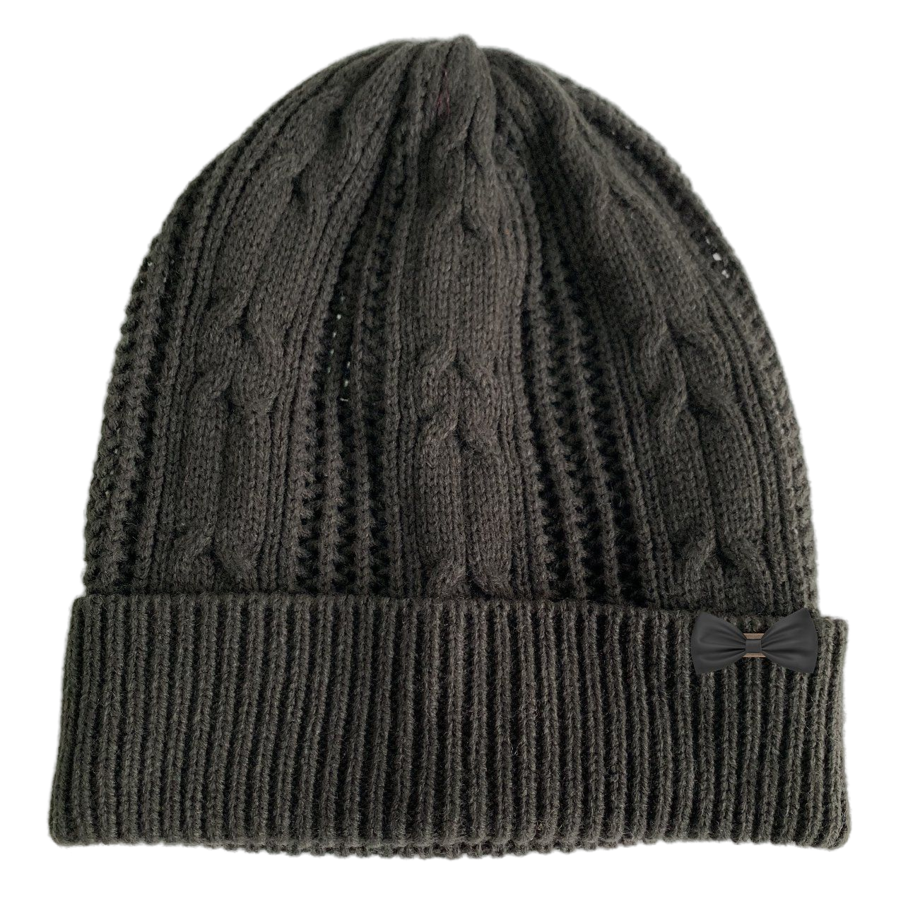 Soft Warm Hollow Out Knit Skull Cap Stylish Textured Beanie