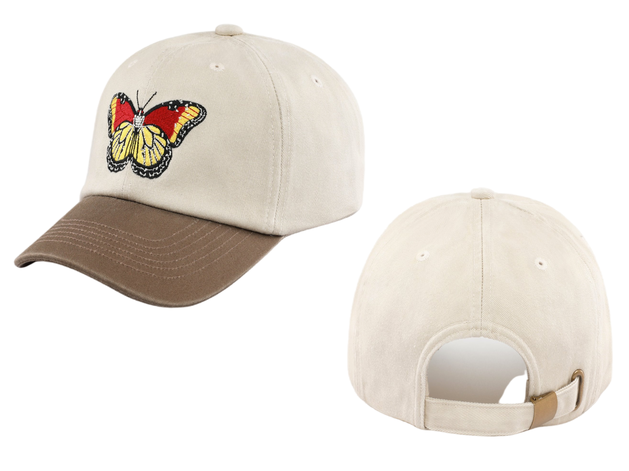 Butterfly Embroidered Baseball Cap