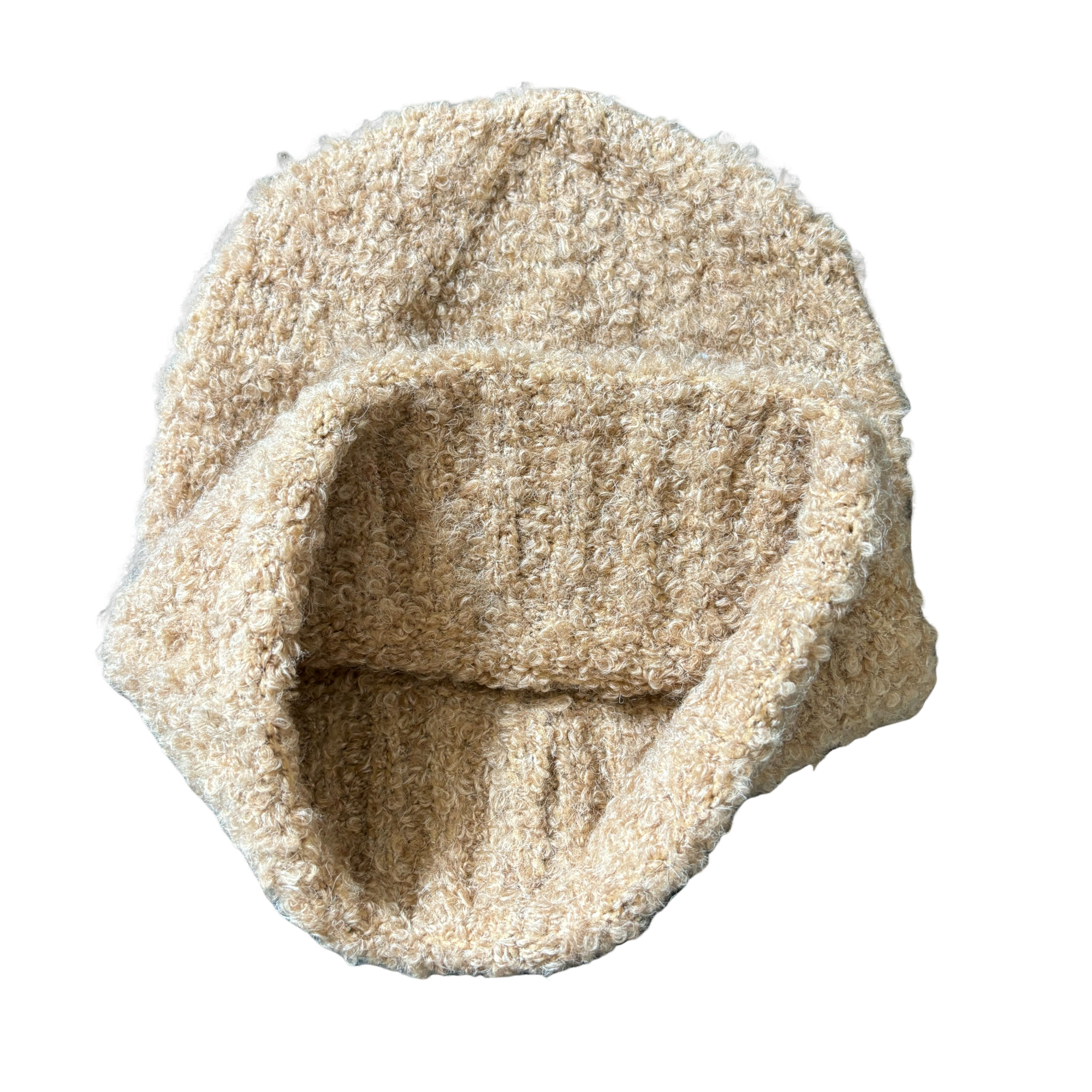 Plush Curly Fleece Beanie Hat