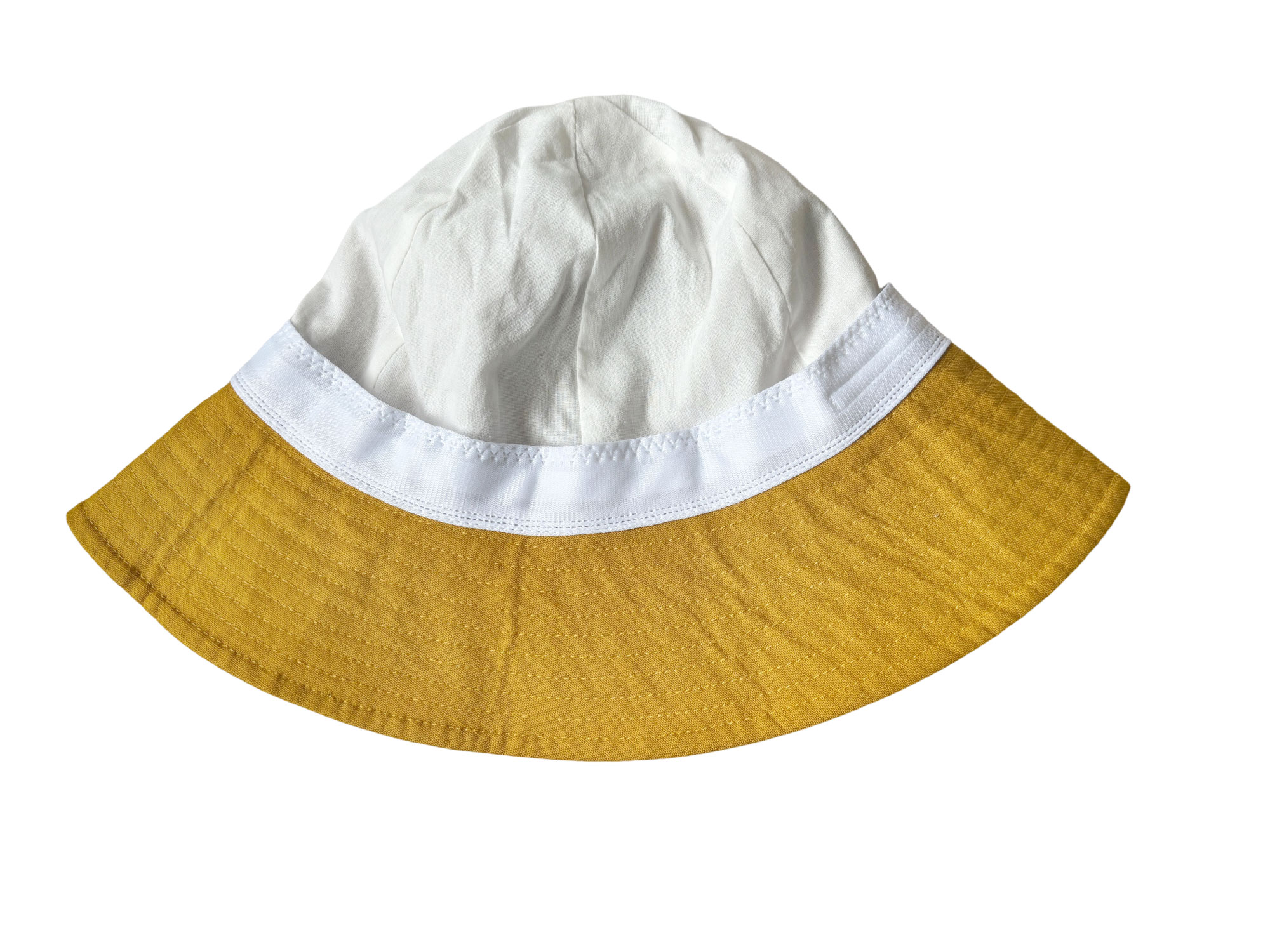 Mustard Yellow Wide Brim Bucket Hat