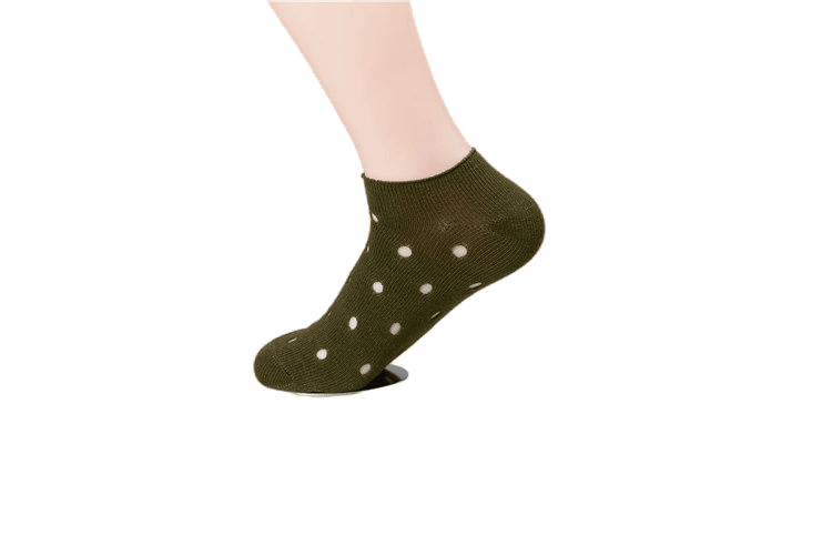 Cute Polka Dot No Show Socks