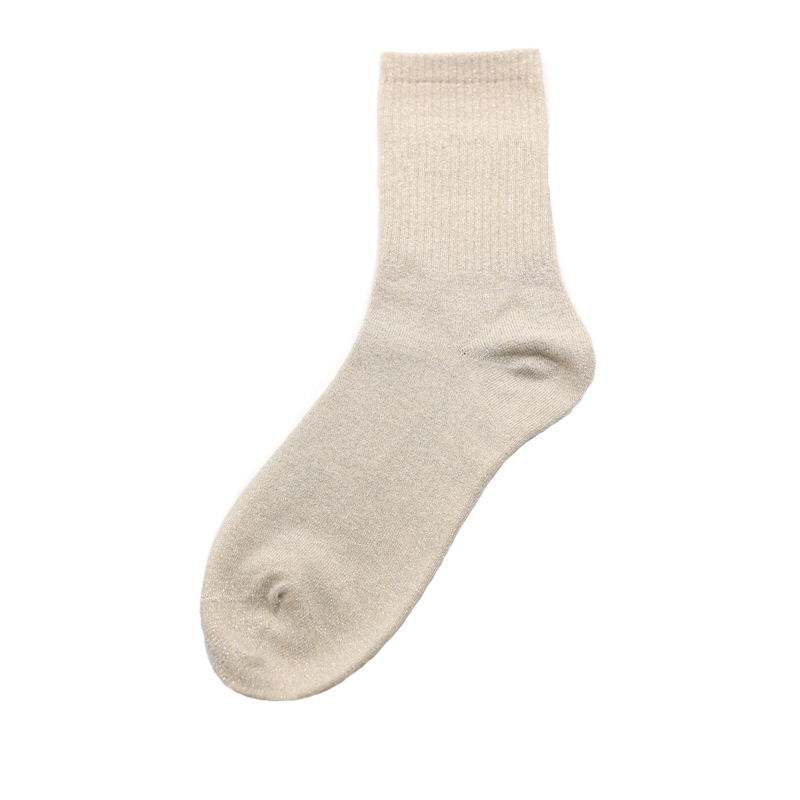 Women's Sparkly Glitter Crew Socks