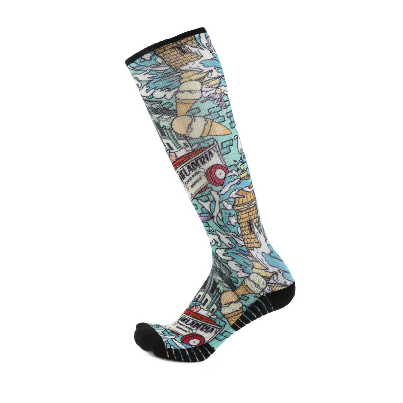 Novelty Printed Knee High Socks