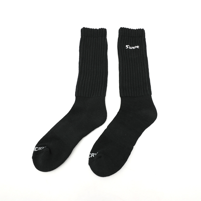 Loose Ribcage Pile Up Socks