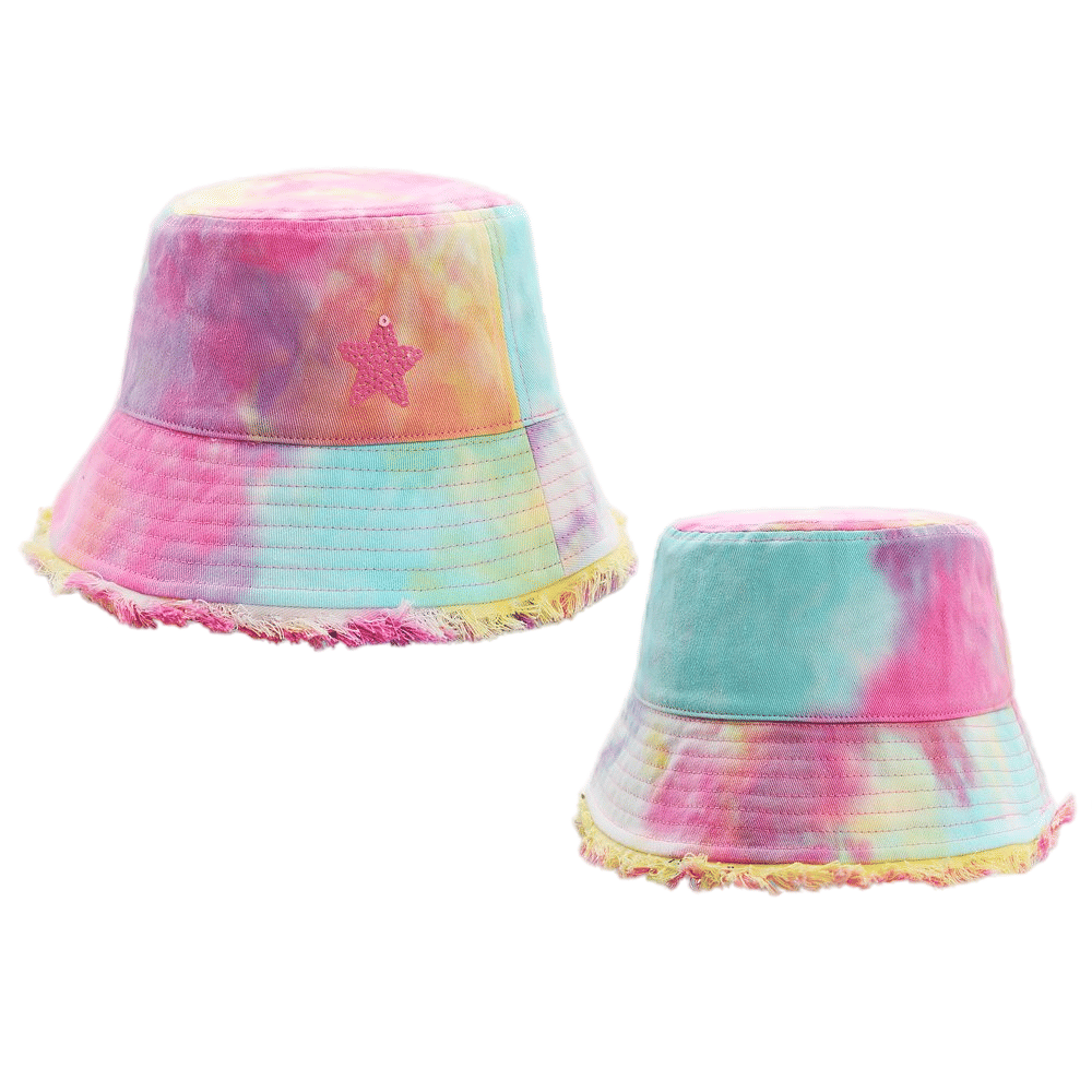Unisex Pastel Tie Dye Bucket Hat