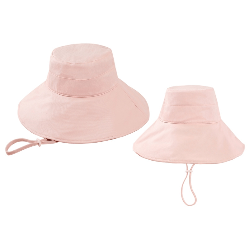 Women's Pink Wide Brim Sun Hat