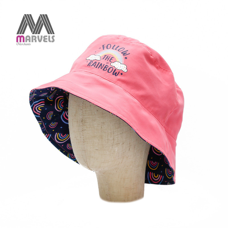 Toddler Rainbow Print Bucket Hat